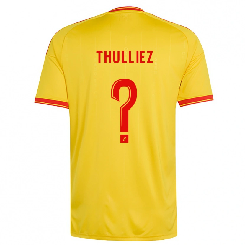 Danxen Kinder Lucie Thulliez #0 Gold Orange Rot Heimtrikot Trikot 2026/27 T-Shirt Österreich