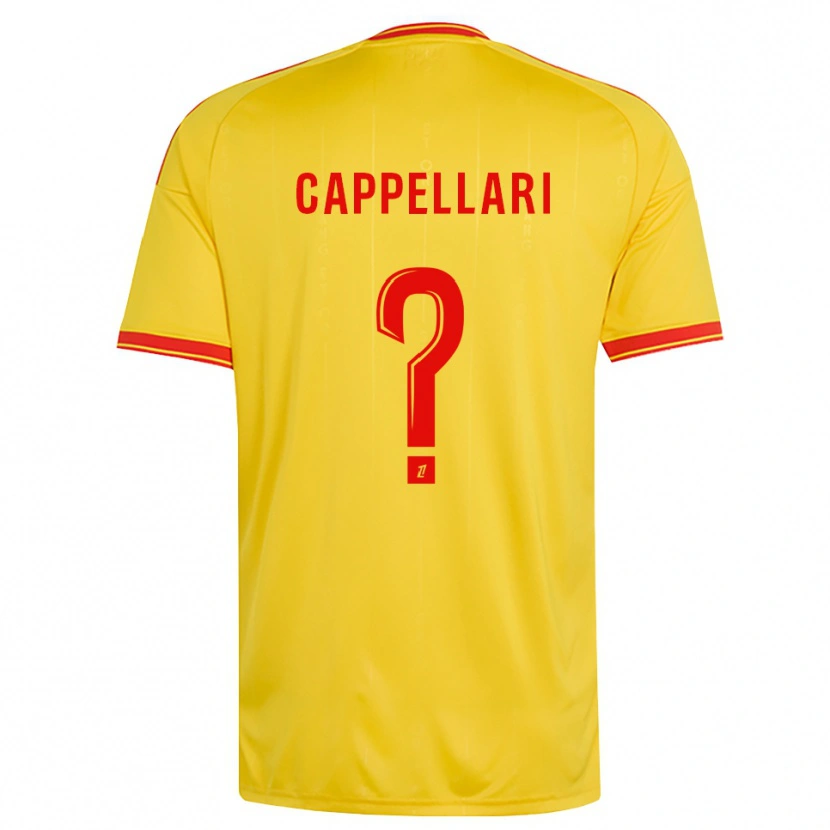 Danxen Kinder Jihan Cappellari #0 Gold Orange Rot Heimtrikot Trikot 2026/27 T-Shirt Österreich