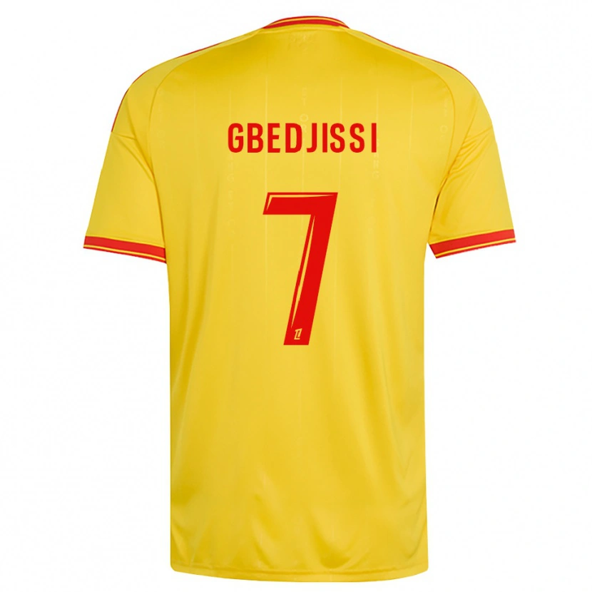 Danxen Kinder Aude Gbedjissi #7 Gold Orange Rot Heimtrikot Trikot 2026/27 T-Shirt Österreich