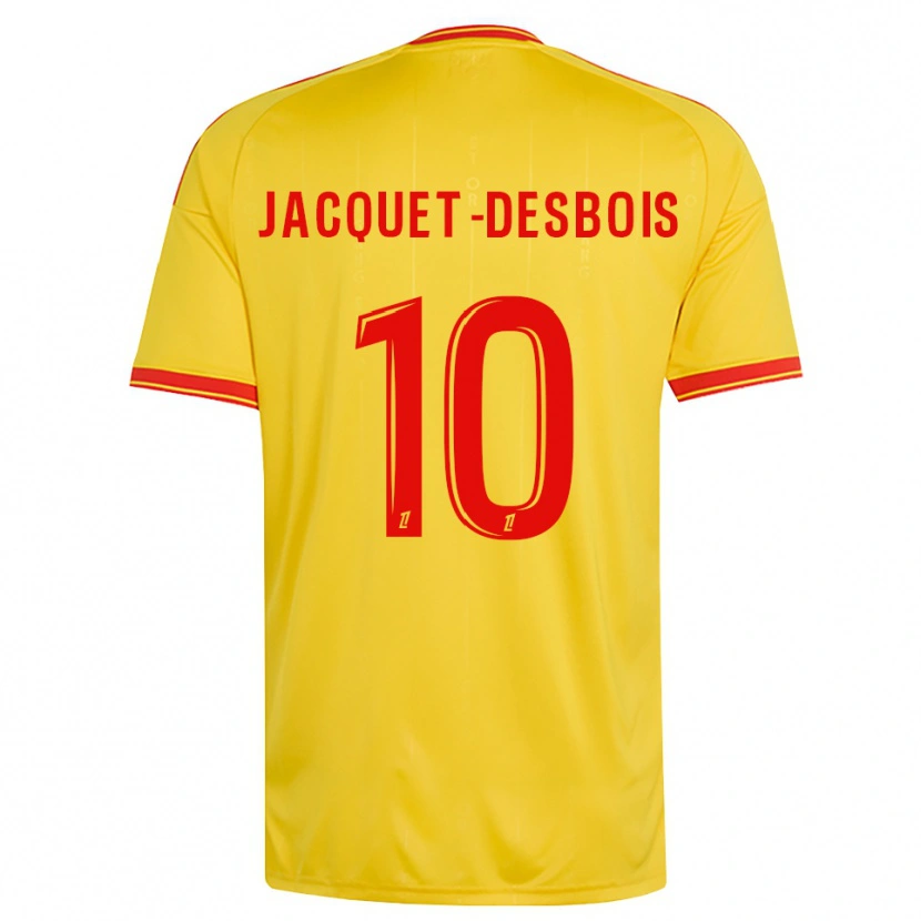 Danxen Kinder Tairik Jacquet-Desbois #10 Gold Orange Rot Heimtrikot Trikot 2026/27 T-Shirt Österreich