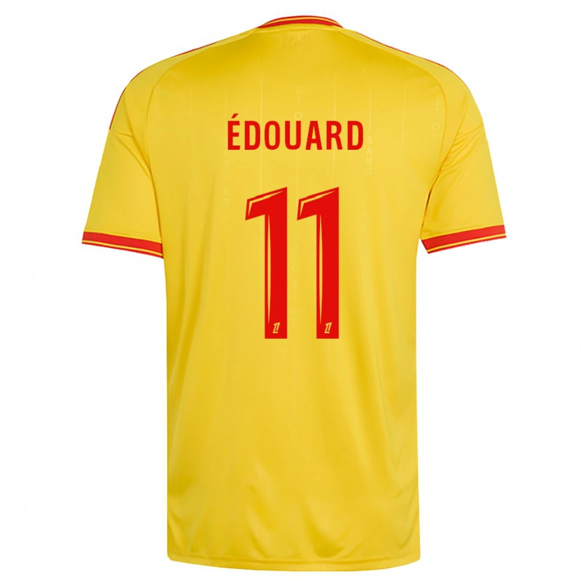Danxen Kinder Odsonne Édouard #11 Gold Orange Rot Heimtrikot Trikot 2026/27 T-Shirt Österreich