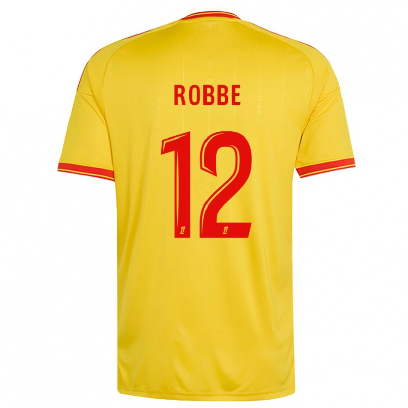 Danxen Kinder Lucas Robbe #12 Gold Orange Rot Heimtrikot Trikot 2026/27 T-Shirt Österreich