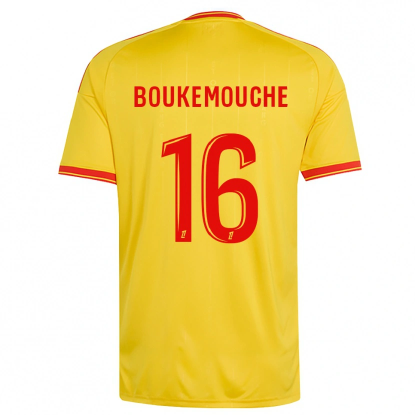 Danxen Kinder Amine Boukemouche #16 Gold Orange Rot Heimtrikot Trikot 2026/27 T-Shirt Österreich