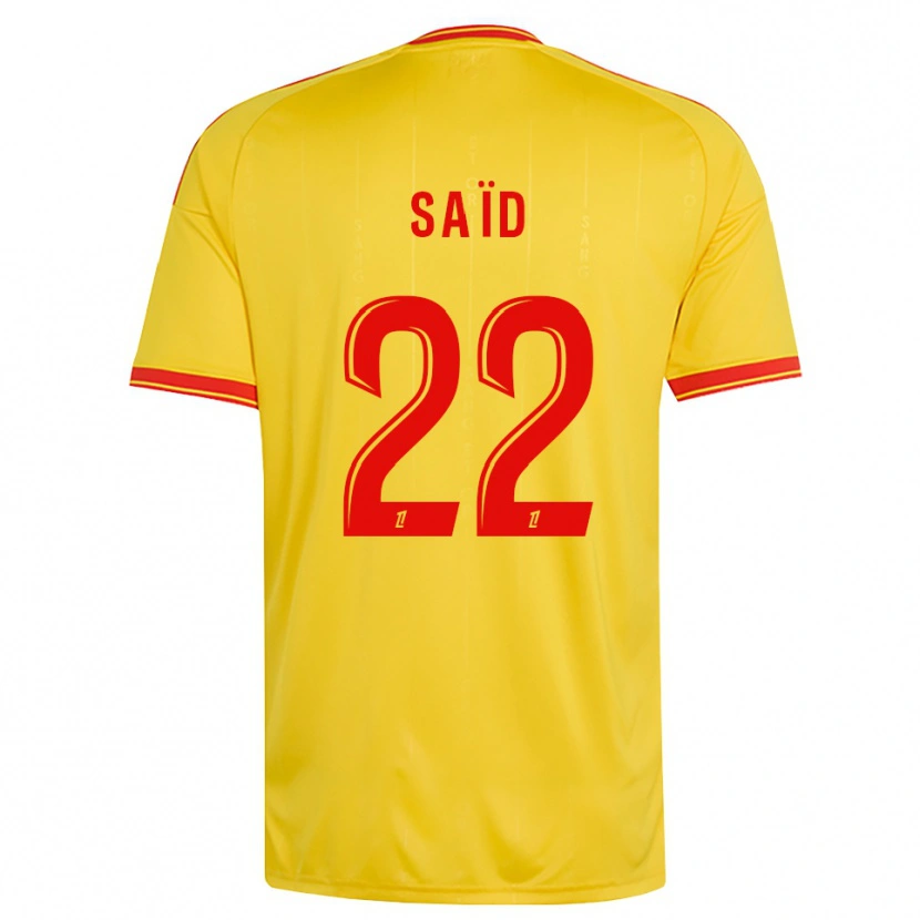 Danxen Kinder Wesley Saïd #22 Gold Orange Rot Heimtrikot Trikot 2026/27 T-Shirt Österreich