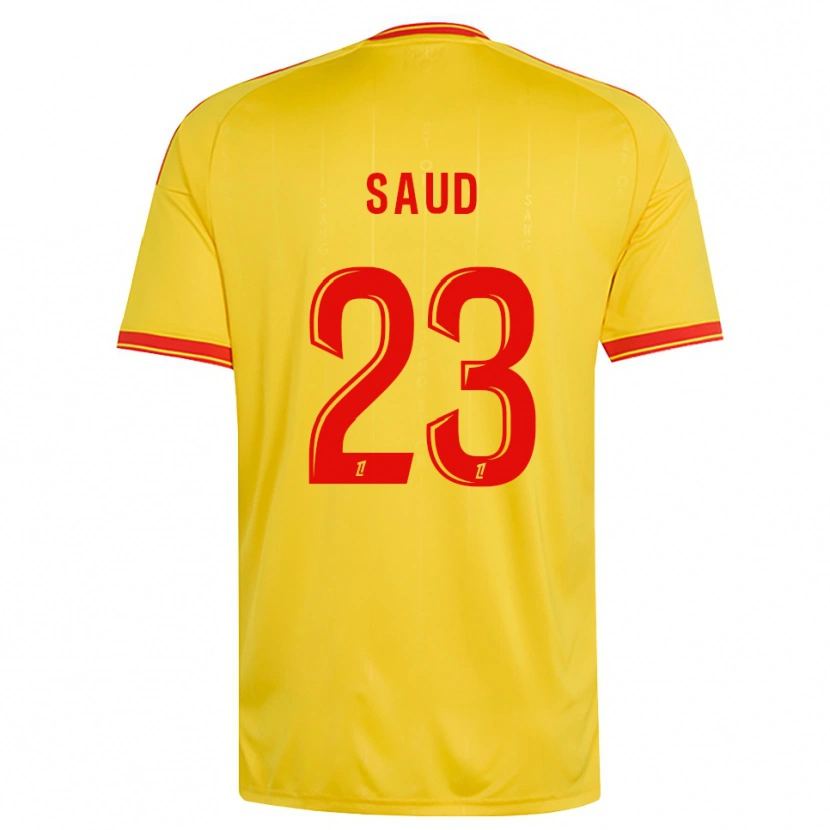 Danxen Kinder Saud Abdulhamid #23 Gold Orange Rot Heimtrikot Trikot 2026/27 T-Shirt Österreich