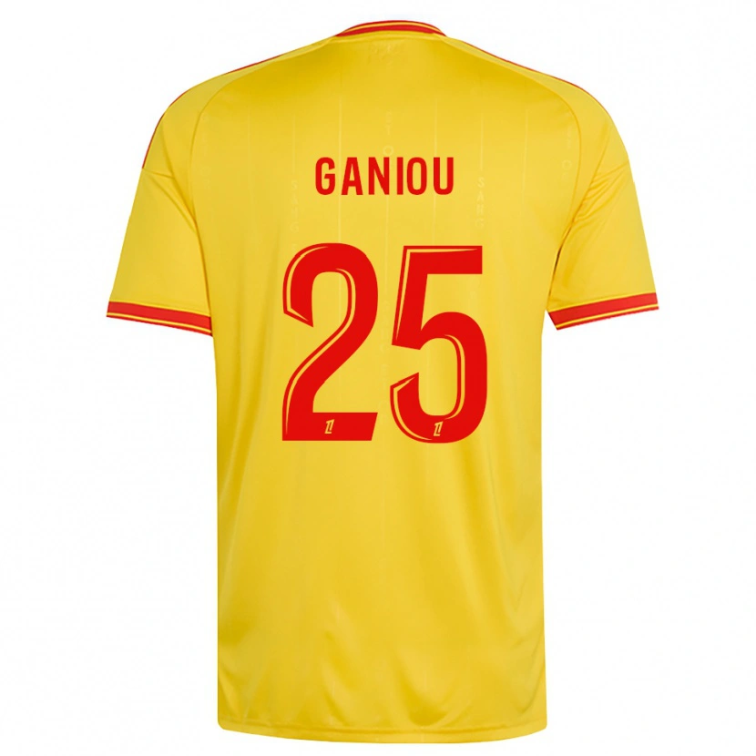 Danxen Kinder Ismaëlo Ganiou #25 Gold Orange Rot Heimtrikot Trikot 2026/27 T-Shirt Österreich