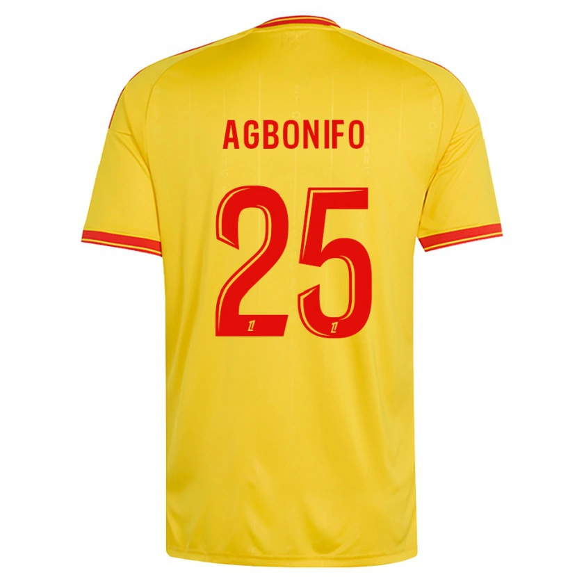 Danxen Kinder Jeremy Agbonifo #25 Gold Orange Rot Heimtrikot Trikot 2026/27 T-Shirt Österreich