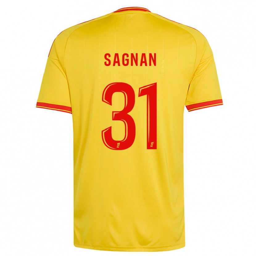 Danxen Kinder Souleymane Sagnan #31 Gold Orange Rot Heimtrikot Trikot 2026/27 T-Shirt Österreich