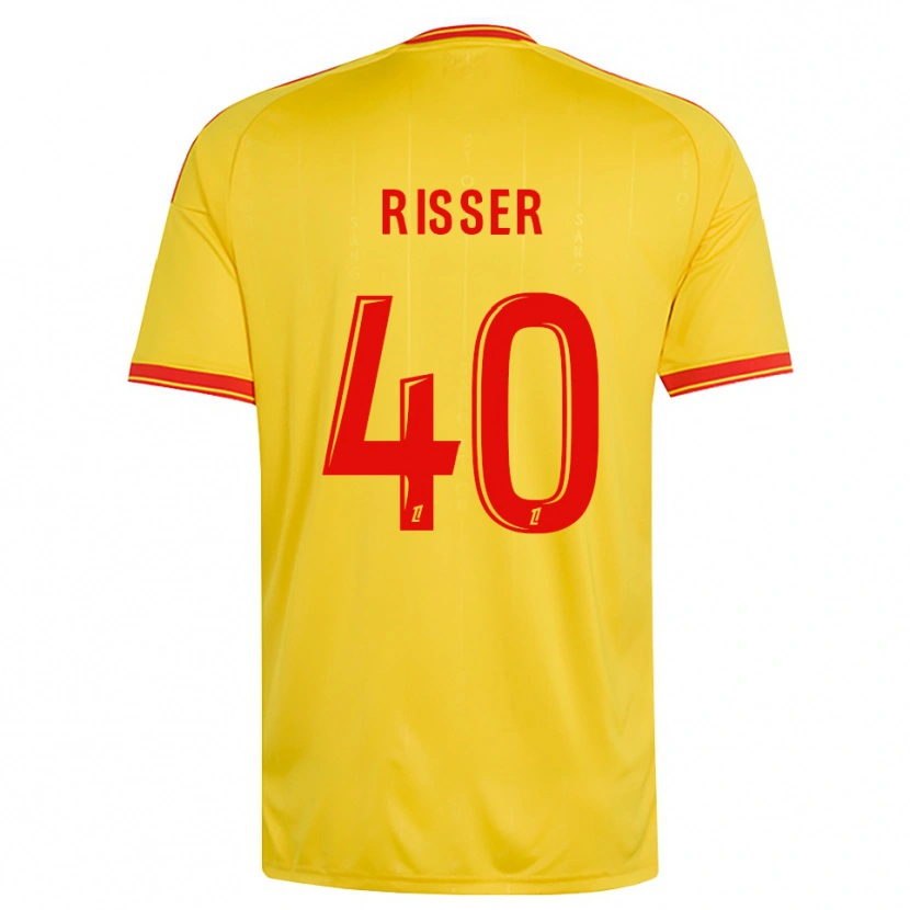 Danxen Kinder Robin Risser #40 Gold Orange Rot Heimtrikot Trikot 2026/27 T-Shirt Österreich