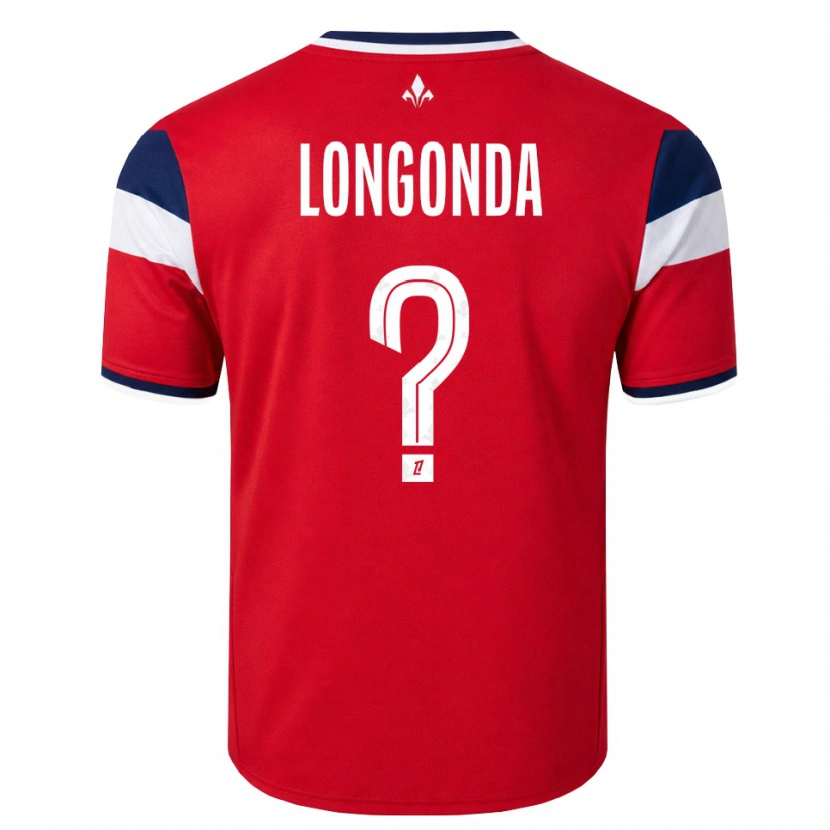 Danxen Kinder Jean-Pierre Longonda #0 Rot Weiß Königsblau Heimtrikot Trikot 2026/27 T-Shirt Österreich