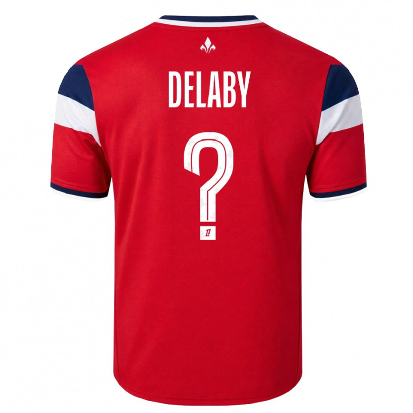 Danxen Kinder Célia Delaby #0 Rot Weiß Königsblau Heimtrikot Trikot 2026/27 T-Shirt Österreich