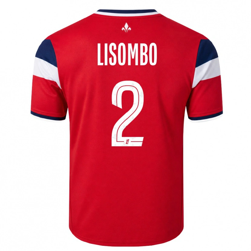 Danxen Kinder Lougy Lisombo #2 Rot Weiß Königsblau Heimtrikot Trikot 2026/27 T-Shirt Österreich
