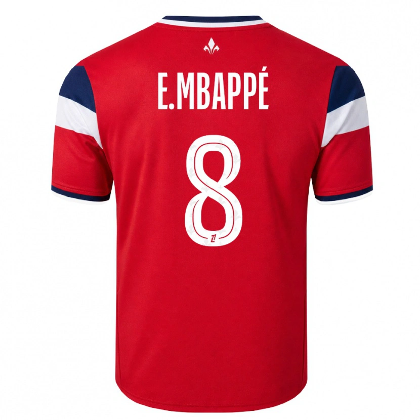 Danxen Kinder Ethan Mbappé #8 Rot Weiß Königsblau Heimtrikot Trikot 2026/27 T-Shirt Österreich