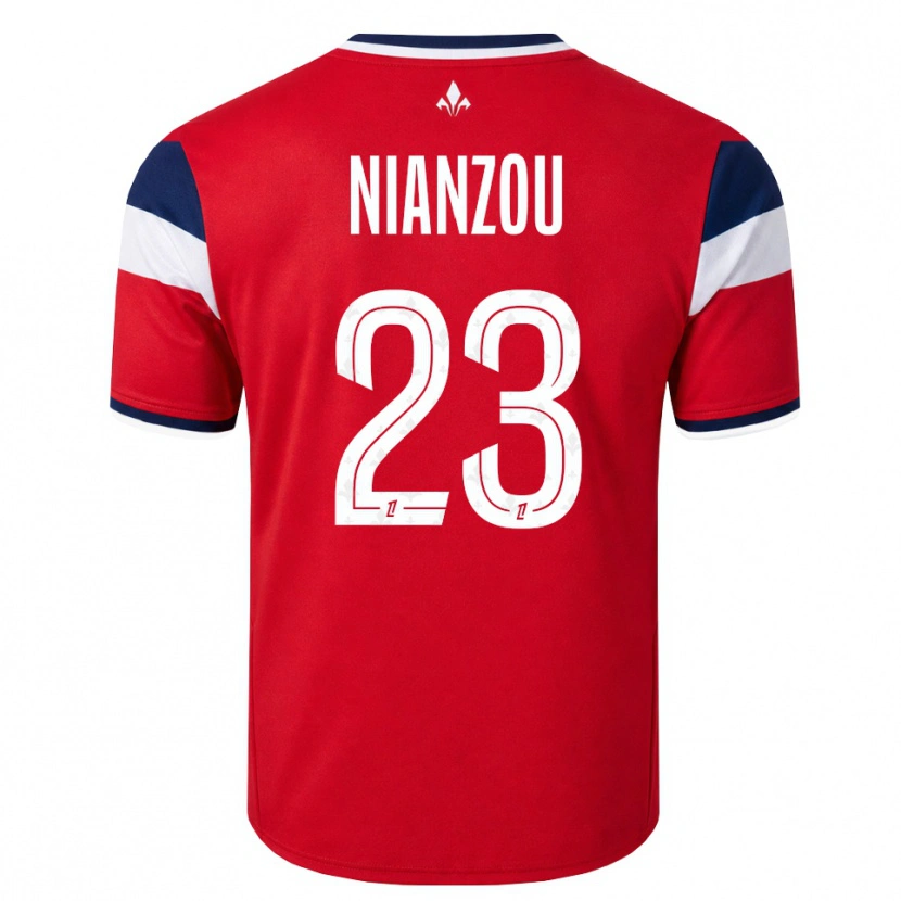 Danxen Kinder Tanguy Nianzou #23 Rot Weiß Königsblau Heimtrikot Trikot 2026/27 T-Shirt Österreich