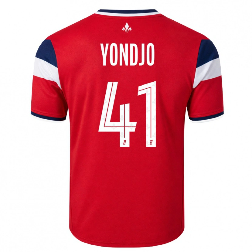 Danxen Kinder Angel Yondjo Matah #41 Rot Weiß Königsblau Heimtrikot Trikot 2026/27 T-Shirt Österreich