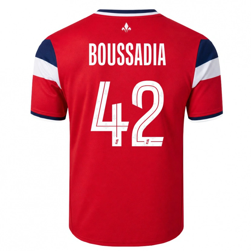 Danxen Kinder Saad Boussadia #42 Rot Weiß Königsblau Heimtrikot Trikot 2026/27 T-Shirt Österreich