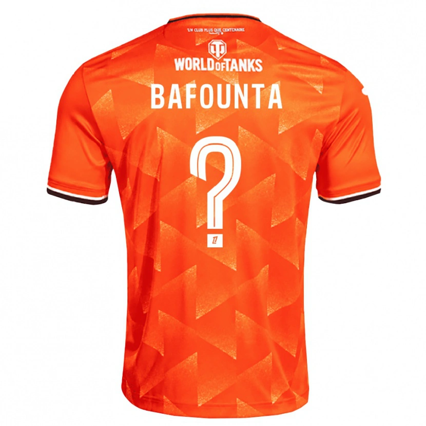 Danxen Kinder Kamal Bafounta #0 Orange Weiß Schwarz Heimtrikot Trikot 2026/27 T-Shirt Österreich