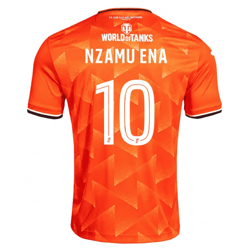 Danxen Kinder Arcial Nzamu Ena #10 Orange Weiß Schwarz Heimtrikot Trikot 2026/27 T-Shirt Österreich