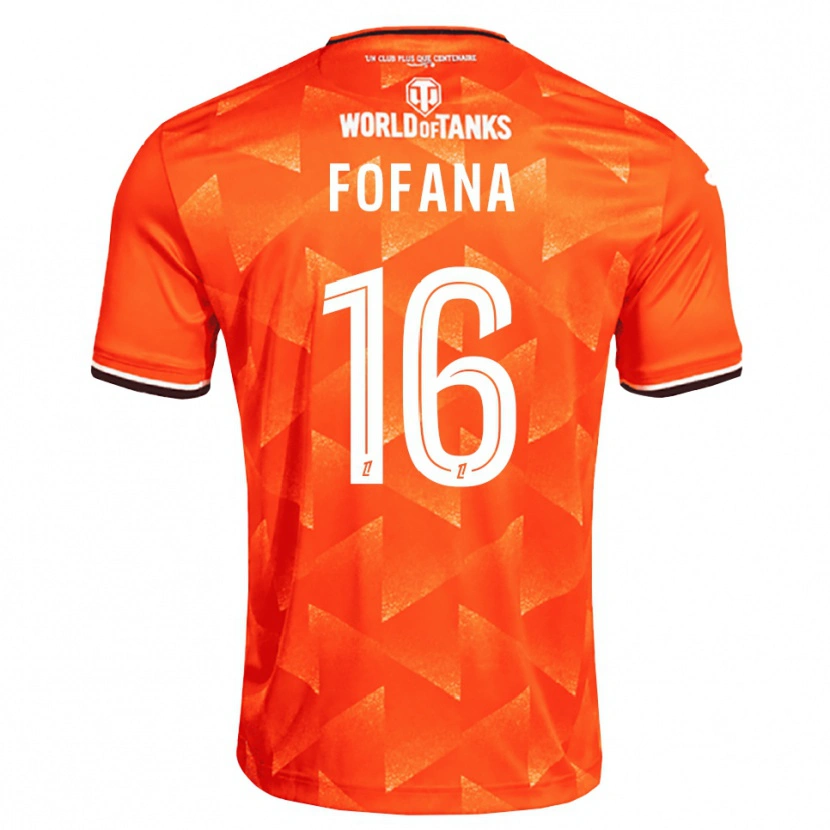 Danxen Kinder Bahliseny Fofana #16 Orange Weiß Schwarz Heimtrikot Trikot 2026/27 T-Shirt Österreich