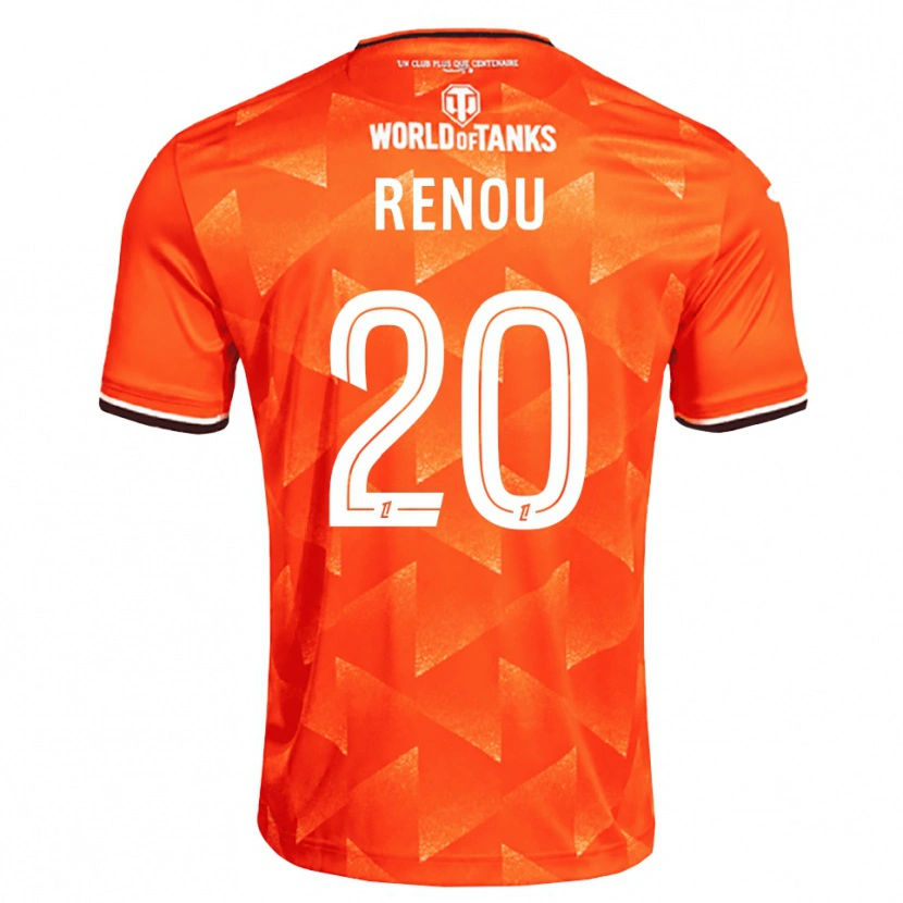 Danxen Kinder Camille Renou #20 Orange Weiß Schwarz Heimtrikot Trikot 2026/27 T-Shirt Österreich