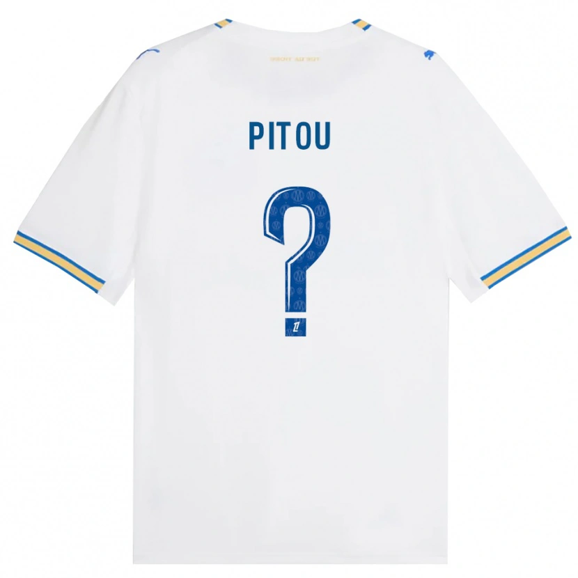 Danxen Kinder Jonathan Pitou #0 Dodgerblau Weiß Heimtrikot Trikot 2026/27 T-Shirt Österreich