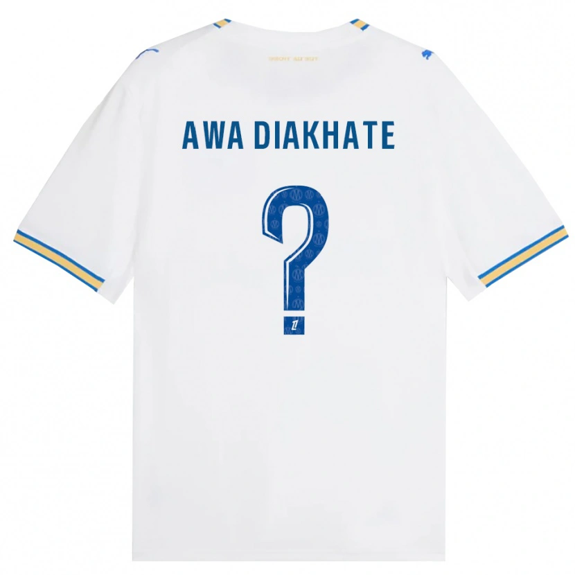 Danxen Kinder Ndeye Awa Diakhate #0 Dodgerblau Weiß Heimtrikot Trikot 2026/27 T-Shirt Österreich