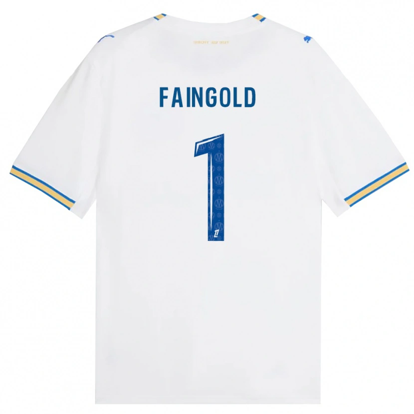Danxen Kinder Abbie Faingold #1 Dodgerblau Weiß Heimtrikot Trikot 2026/27 T-Shirt Österreich