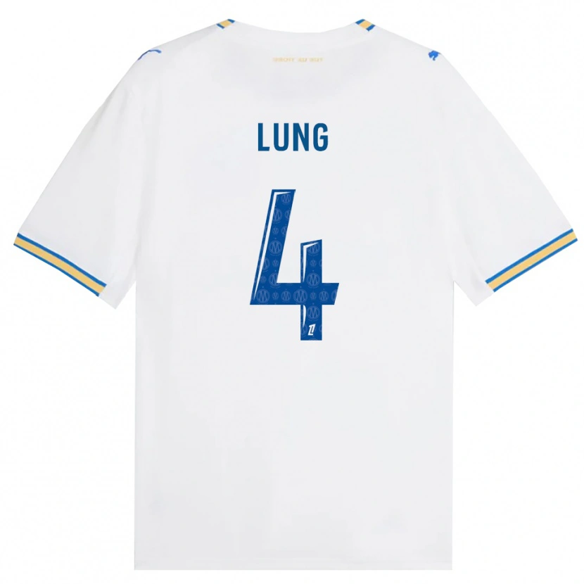 Danxen Kinder Sacha Lung #4 Dodgerblau Weiß Heimtrikot Trikot 2026/27 T-Shirt Österreich