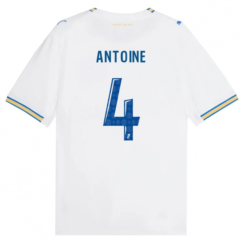 Danxen Kinder Maud Antoine #4 Dodgerblau Weiß Heimtrikot Trikot 2026/27 T-Shirt Österreich