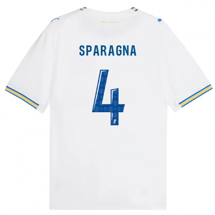 Danxen Kinder Stéphane Sparagna #4 Dodgerblau Weiß Heimtrikot Trikot 2026/27 T-Shirt Österreich