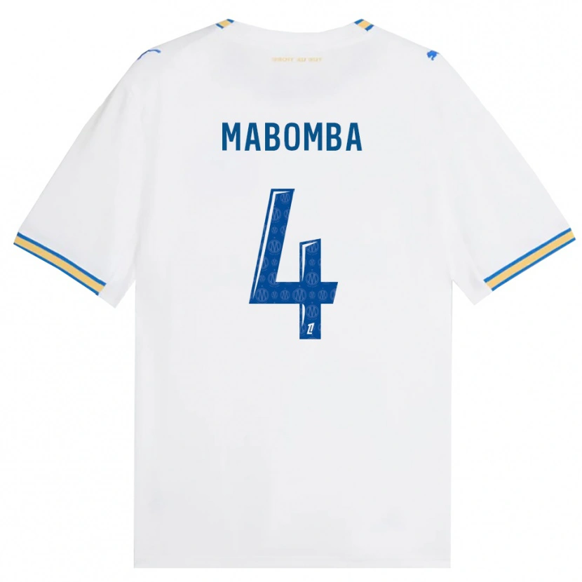 Danxen Kinder Daniel Mabomba #4 Dodgerblau Weiß Heimtrikot Trikot 2026/27 T-Shirt Österreich