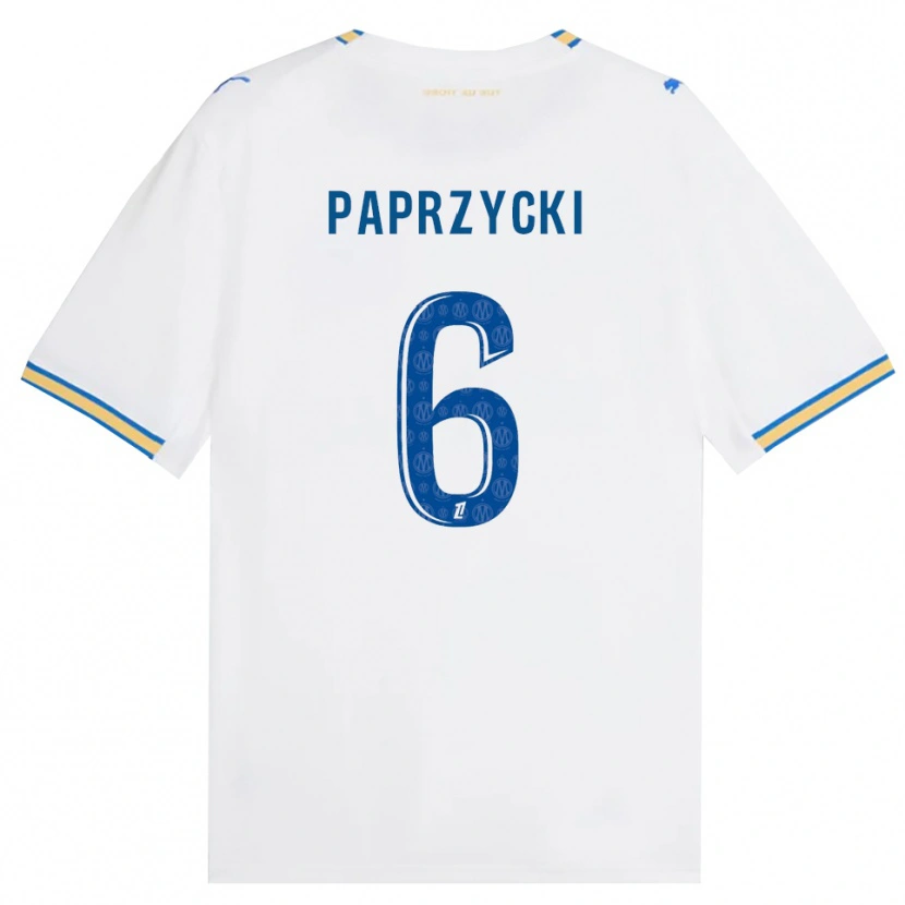 Danxen Kinder Aurore Paprzycki #6 Dodgerblau Weiß Heimtrikot Trikot 2026/27 T-Shirt Österreich
