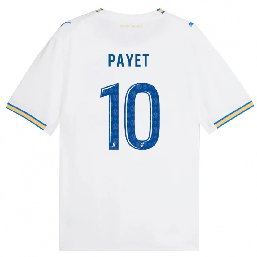 Danxen Kinder Dimitri Payet #10 Dodgerblau Weiß Heimtrikot Trikot 2026/27 T-Shirt Österreich
