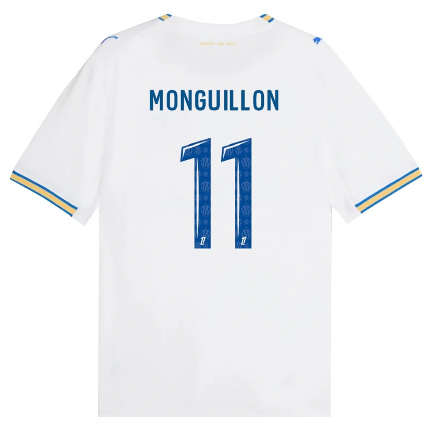 Danxen Kinder Coralie Monguillon #11 Dodgerblau Weiß Heimtrikot Trikot 2026/27 T-Shirt Österreich
