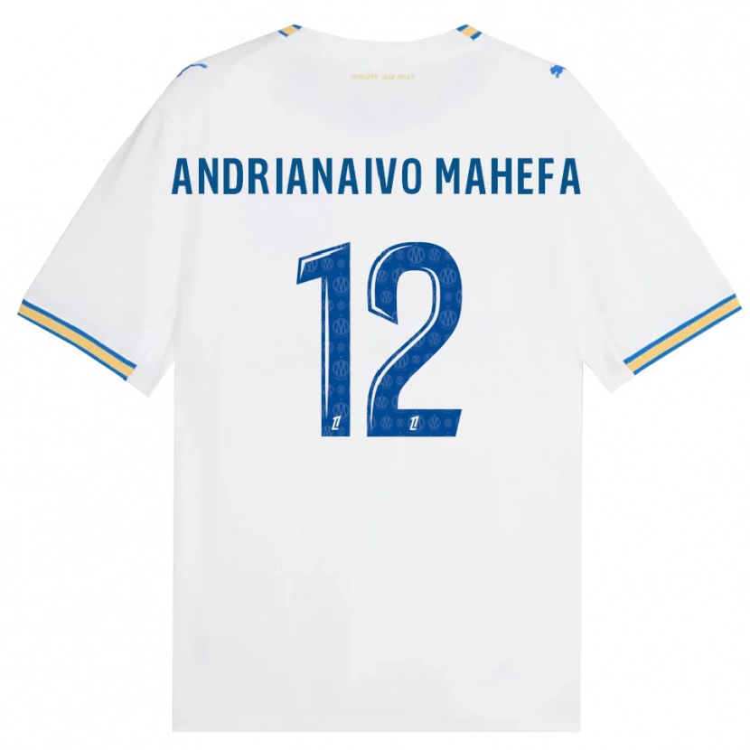 Danxen Kinder Mathis Andrianaivo Mahefa #12 Dodgerblau Weiß Heimtrikot Trikot 2026/27 T-Shirt Österreich