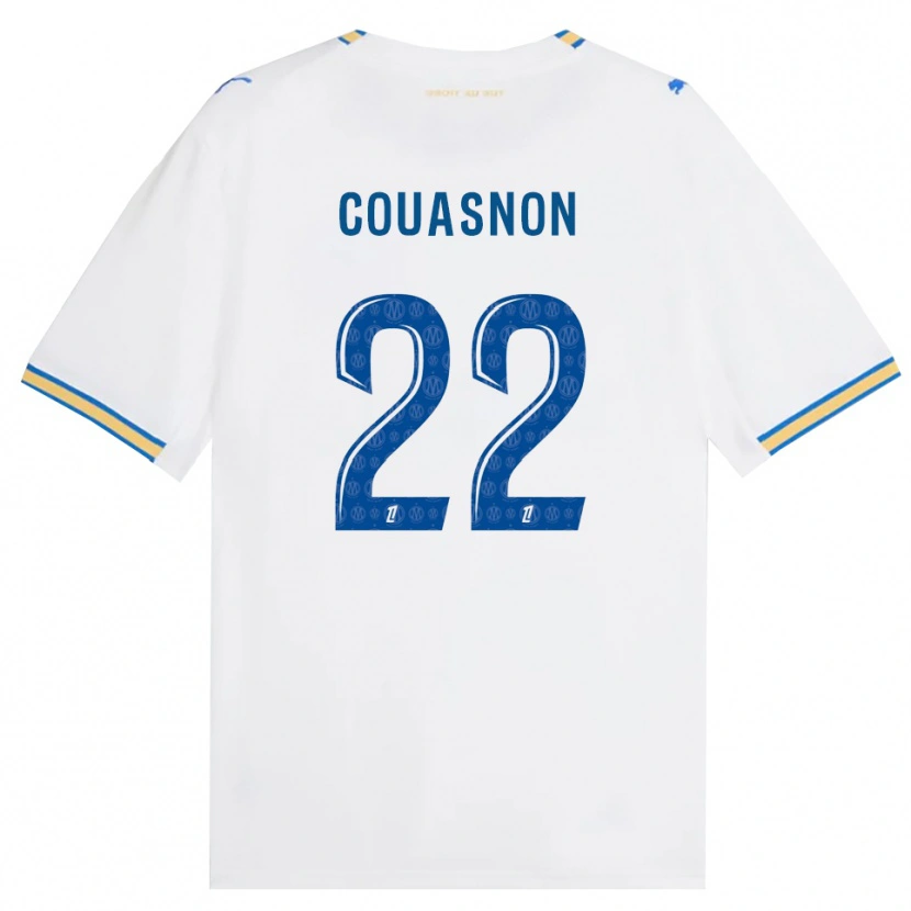 Danxen Kinder Roxane Couasnon #22 Dodgerblau Weiß Heimtrikot Trikot 2026/27 T-Shirt Österreich