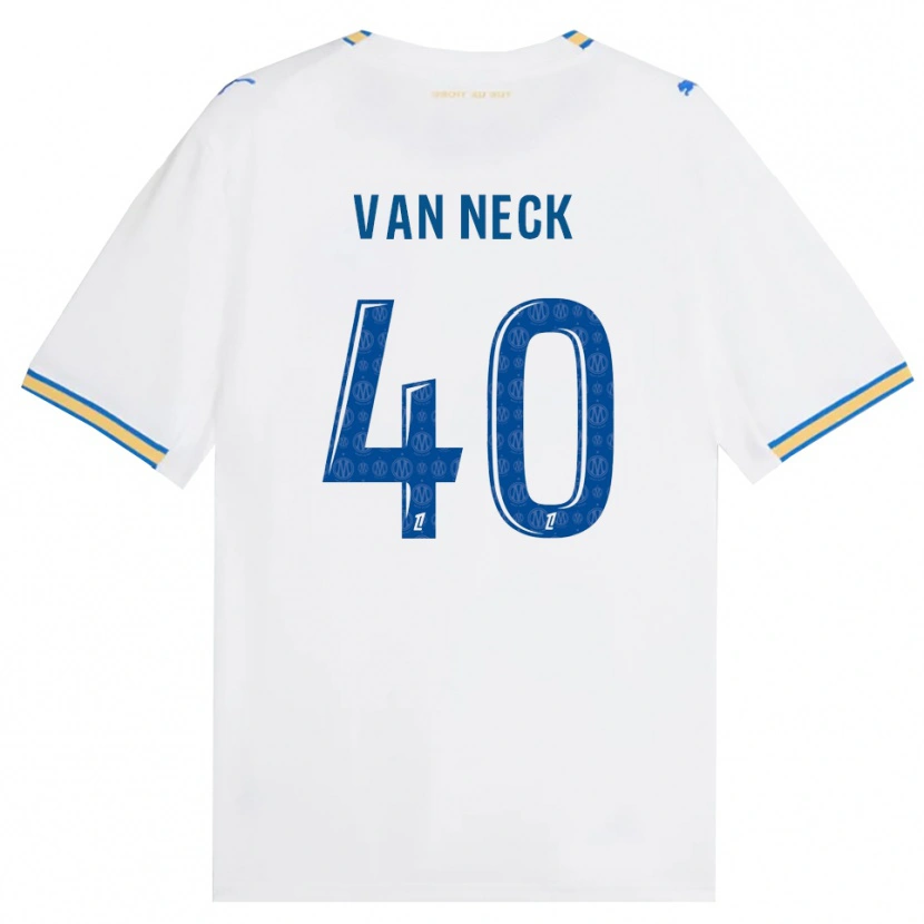 Danxen Kinder Jelle Van Neck #40 Dodgerblau Weiß Heimtrikot Trikot 2026/27 T-Shirt Österreich
