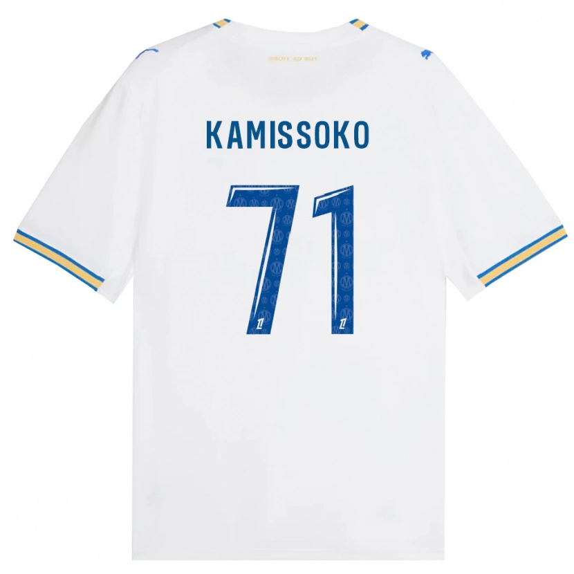 Danxen Kinder Nouhoum Kamissoko #71 Dodgerblau Weiß Heimtrikot Trikot 2026/27 T-Shirt Österreich
