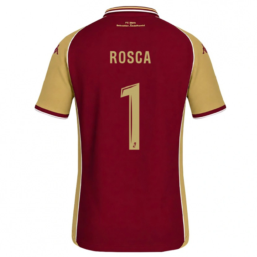 Danxen Kinder Daniel Rosca #1 Goldrute Dunkelrot Heimtrikot Trikot 2026/27 T-Shirt Österreich