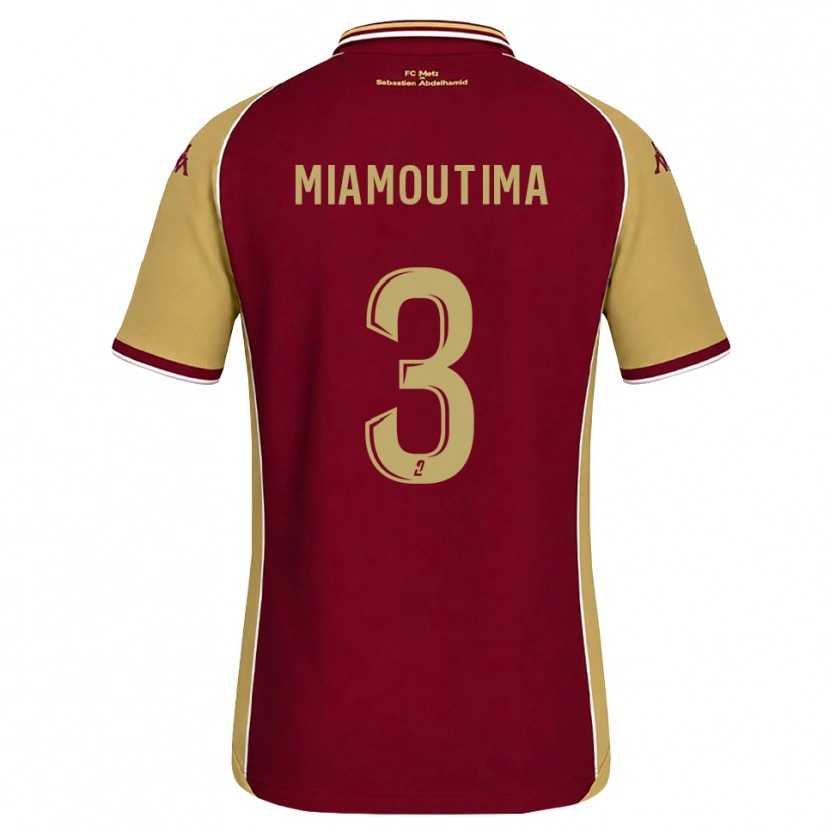 Danxen Kinder Harly-James Miamoutima #3 Goldrute Dunkelrot Heimtrikot Trikot 2026/27 T-Shirt Österreich