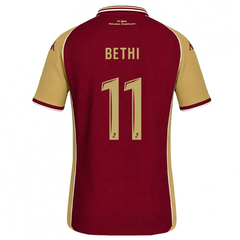 Danxen Kinder Mélissa Bethi #11 Goldrute Dunkelrot Heimtrikot Trikot 2026/27 T-Shirt Österreich