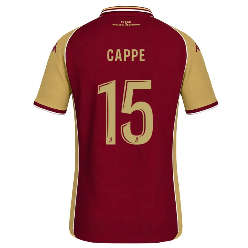 Danxen Kinder Djibril Cappe #15 Goldrute Dunkelrot Heimtrikot Trikot 2026/27 T-Shirt Österreich