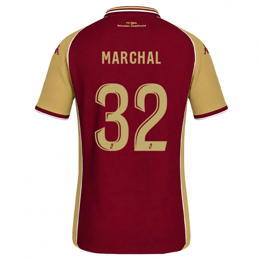 Danxen Kinder Adam Marchal #32 Goldrute Dunkelrot Heimtrikot Trikot 2026/27 T-Shirt Österreich