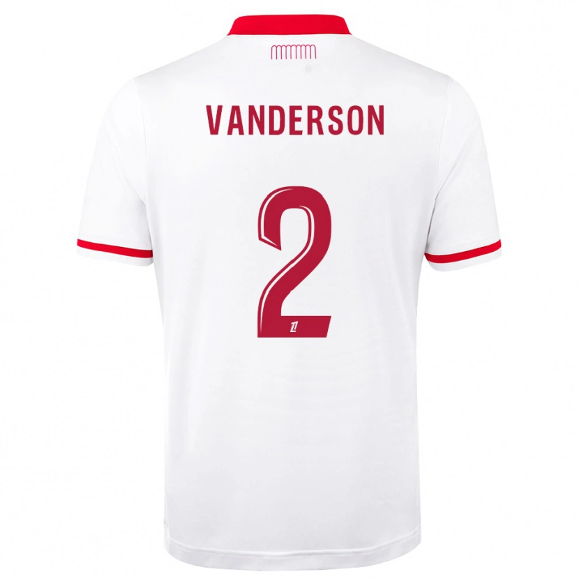 Danxen Kinder Vanderson De Oliveira Campos #2 Rot Weiß Heimtrikot Trikot 2026/27 T-Shirt Österreich