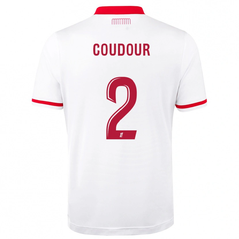 Danxen Kinder Mathis Coudour #2 Rot Weiß Heimtrikot Trikot 2026/27 T-Shirt Österreich