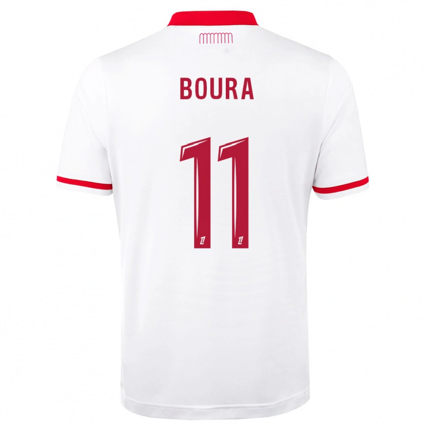 Danxen Kinder Amal Boura #11 Rot Weiß Heimtrikot Trikot 2026/27 T-Shirt Österreich