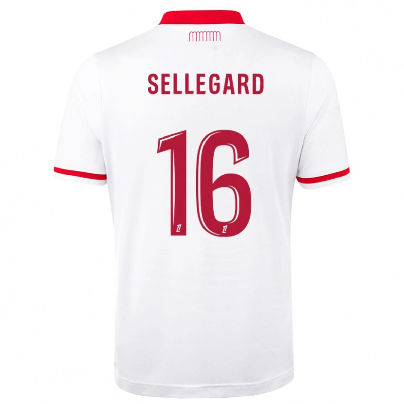 Danxen Kinder Alexander Sellegard #16 Rot Weiß Heimtrikot Trikot 2026/27 T-Shirt Österreich
