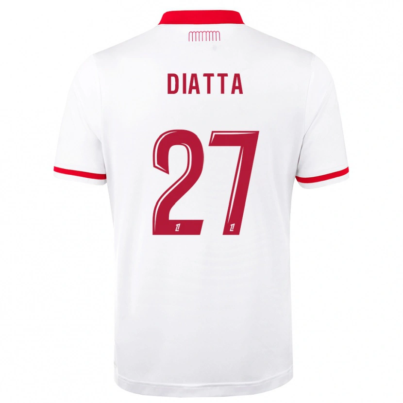 Danxen Kinder Krépin Diatta #27 Rot Weiß Heimtrikot Trikot 2026/27 T-Shirt Österreich