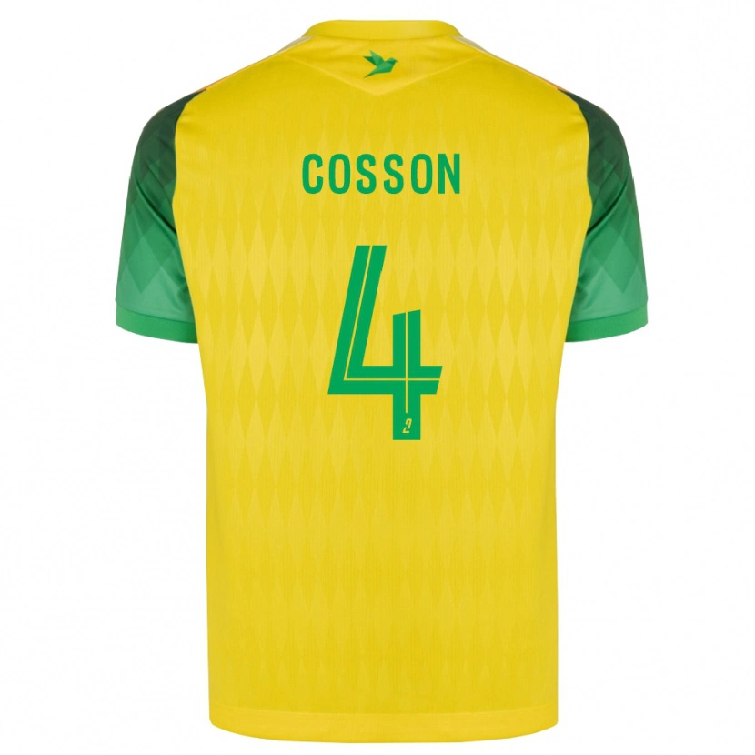 Danxen Kinder Maureen Cosson #4 Gelb Grün Rot Heimtrikot Trikot 2026/27 T-Shirt Österreich