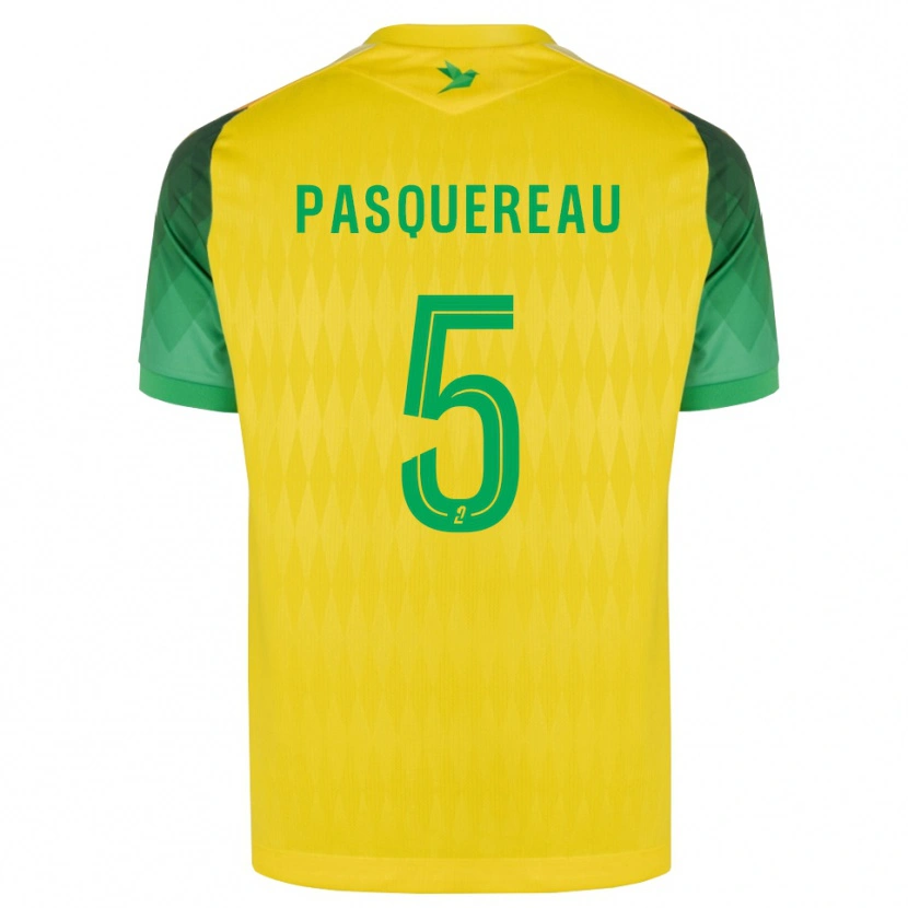 Danxen Kinder Julie Pasquereau #5 Gelb Grün Rot Heimtrikot Trikot 2026/27 T-Shirt Österreich